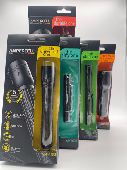 Ampercell LED-Taschenlampenkollektion