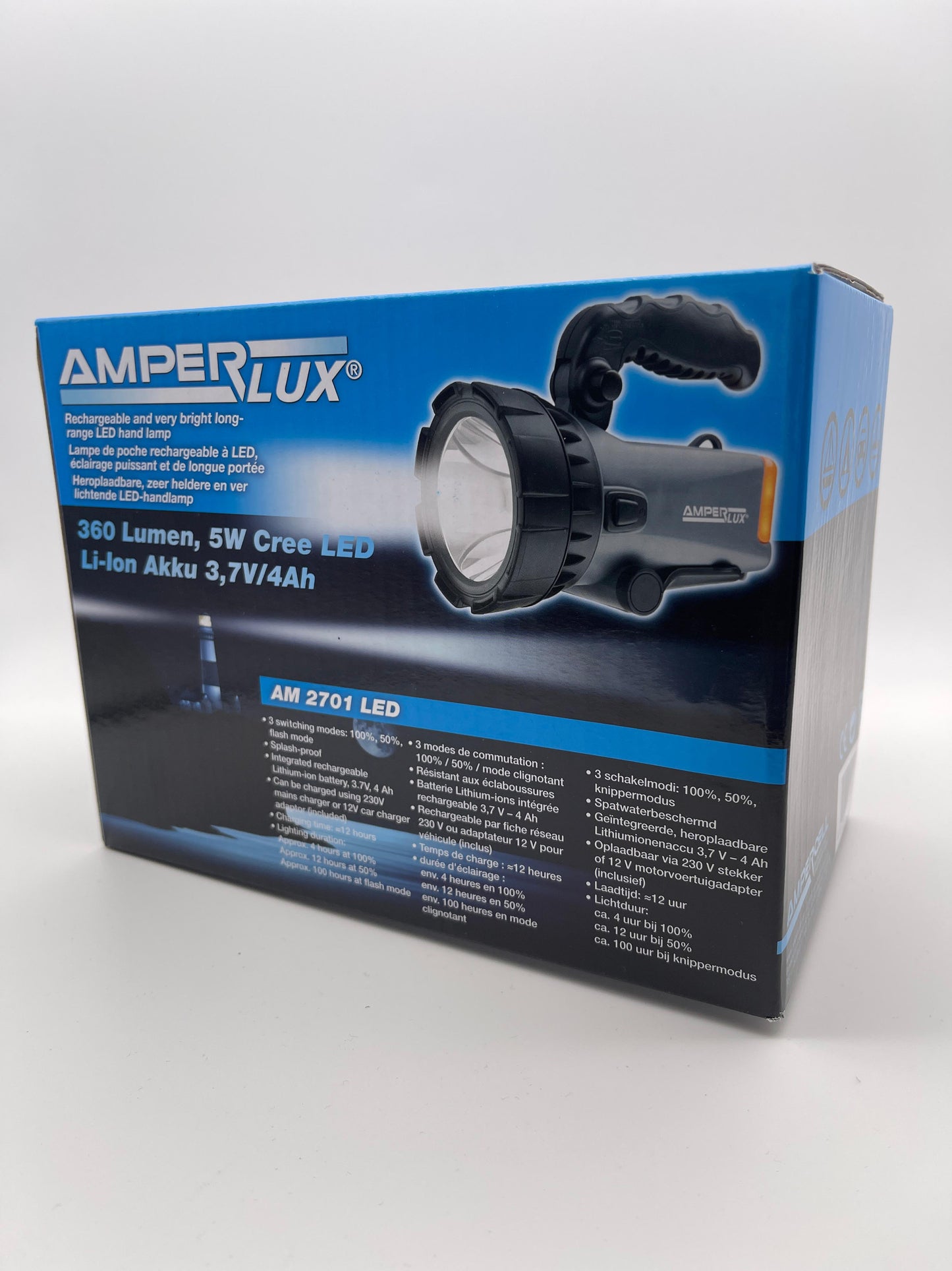 AmperLux LED Akku-Handscheinwerfer